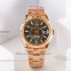 AAA replica Rolex Sky-Dweller rose gold case green dial men's mechanical watch 42mm (3)_th.jpg